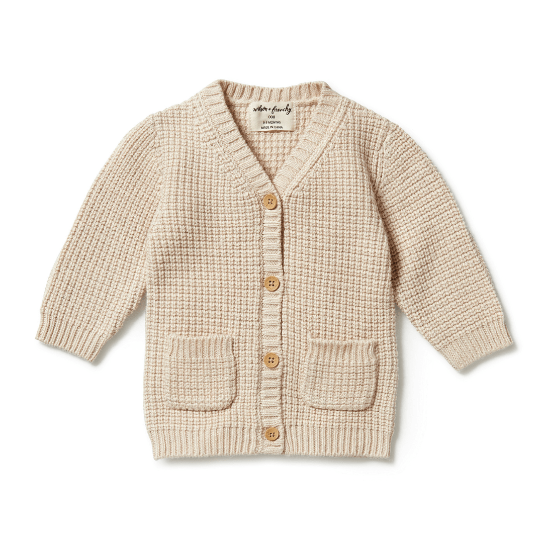 Wilson-And-Frenchy-Knitted-Button-Cardigan-Oatmeal-Melange-Naked-Baby-Eco-Boutique