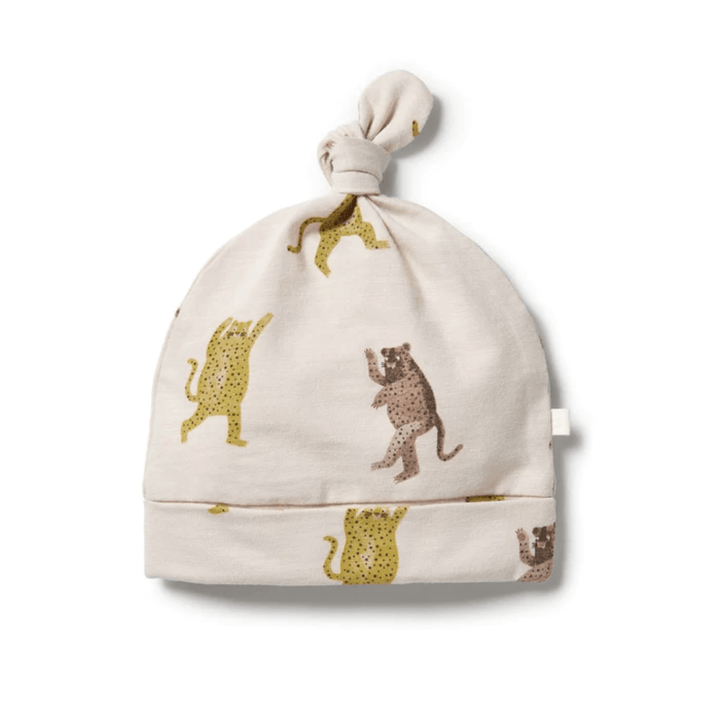 Roar / Premmie Wilson & Frenchy Organic Slub Knotted Hat (Multiple Variants) - Naked Baby Eco Boutique