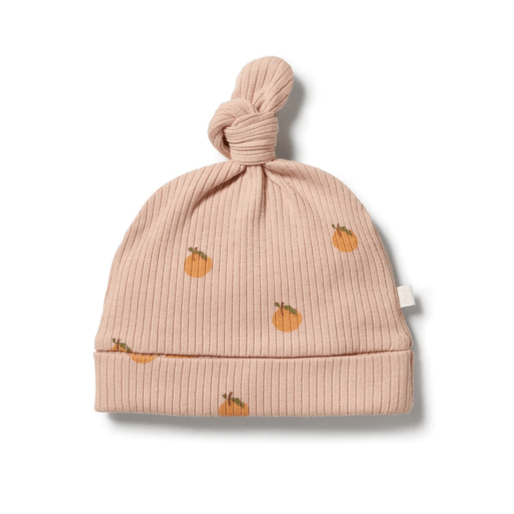 Wilson-And-Frenchy-Organic-Rib-Knotted-Hat-Little-Orange-Naked-Baby-Eco-Boutique