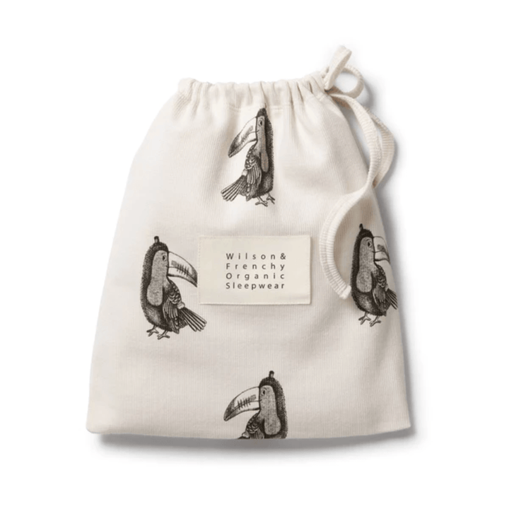 Wilson-And-Frenchy-Organic-Rib-Short-Sleeve-Pyjamas-Tommy-Toucan-In-Bag-Naked-Baby-Eco-Boutique