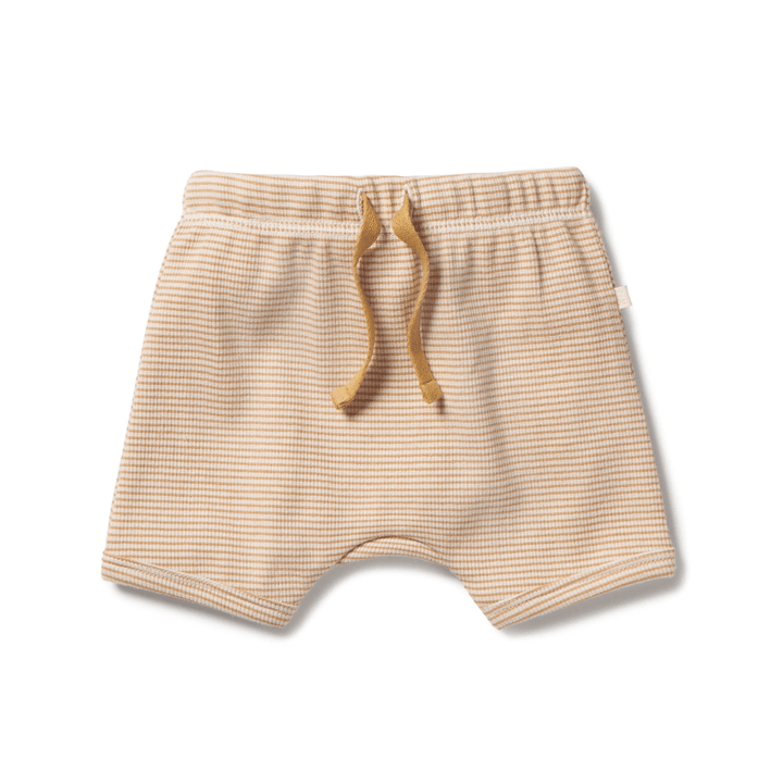 Wilson-And-Frenchy-Organic-Rib-Stripe-Shorts-Toffee-Stripe-Naked-Baby-Eco-Boutique