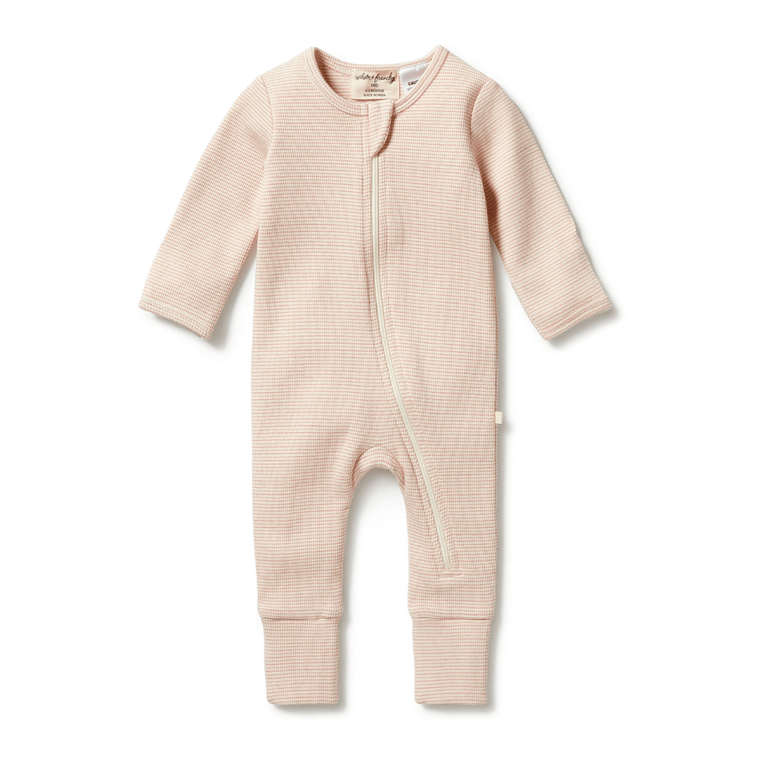 Wilson-And-Frenchy-Organic-Stripe-Rib-Baby-Pyjamas-Rose-Naked-Baby-Eco-Boutique