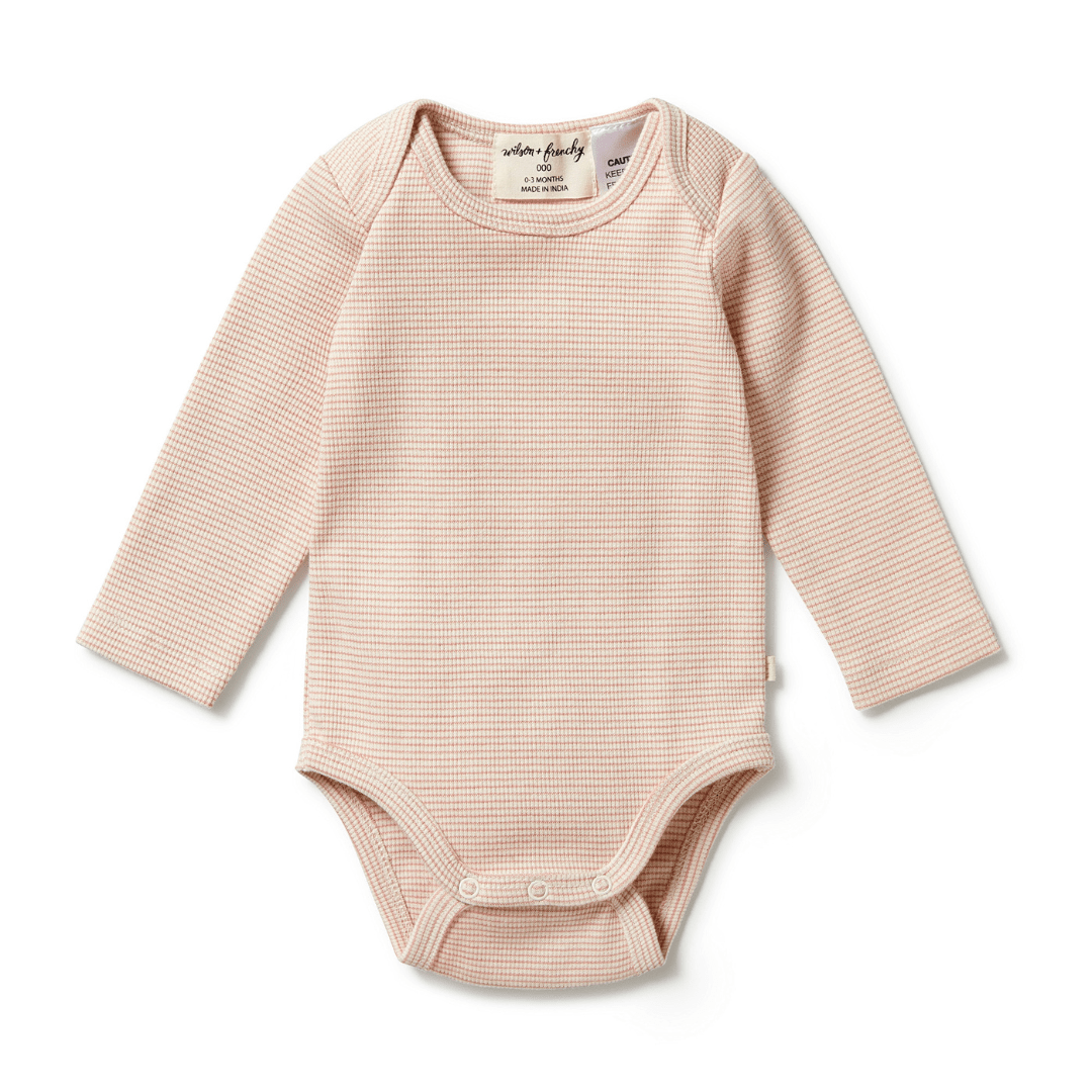Wilson-And-Frenchy-Organic-Stripe-Rib-Enevlope-Onesie-Rose-Naked-Baby-Eco-Boutique