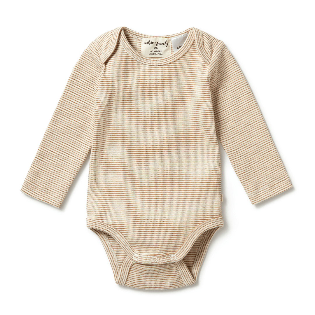 Wilson-And-Frenchy-Organic-Stripe-Rib-Enevlope-Onesie-Spice-Naked-Baby-Eco-Boutique