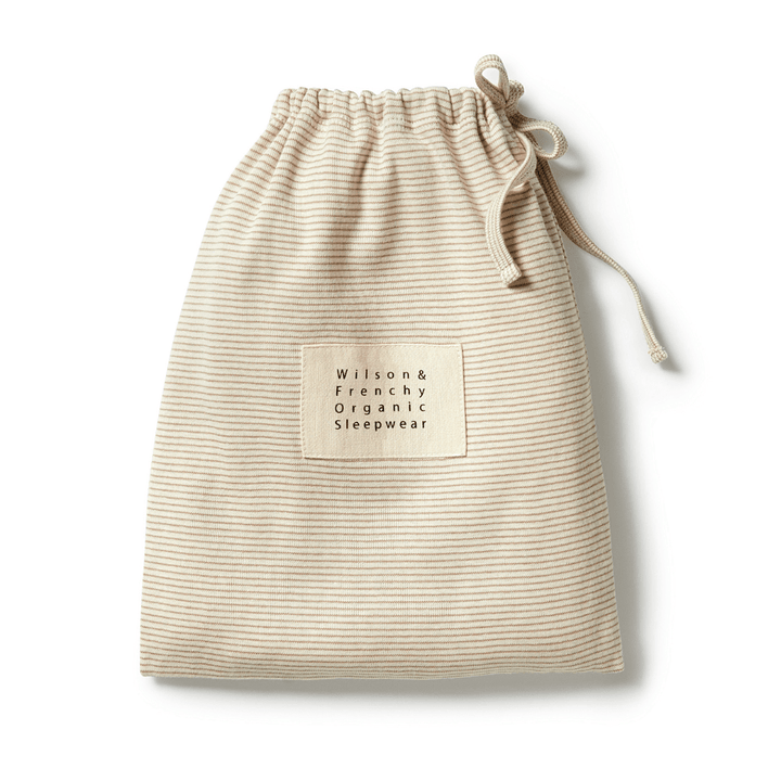 Wilson-And-Frenchy-Organic-Stripe-Rib-Pyjamas-Nougat-In-Bag-Naked-Baby-Eco-Boutique