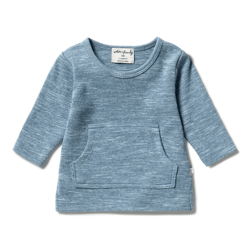 Wilson-And-Frenchy-Organic-Waffle-Pocket-Top-Bluestone-Naked-Baby-Eco-Boutique