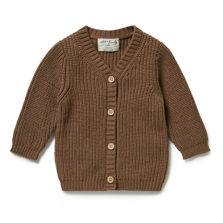 Wilson-and-Frenchy-Knitted-Button-Cardigan-Dijon-Front-View-Naked-Baby-Eco-Boutique
