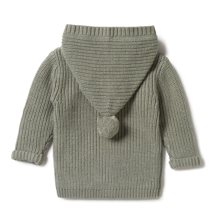 Wilson-and-Frenchy-Knitted-Jacket-with-Pom-Pom-Shadow-Back-View-Naked-Baby-Eco-Boutique