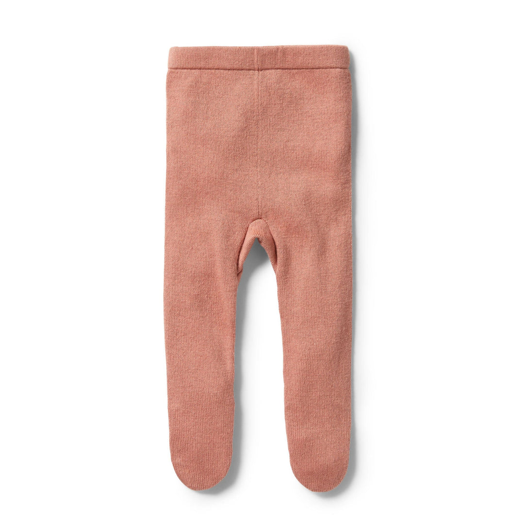 Wilson-and-Frenchy-Knitted-Legging-with-Feet-Cream-Tan-Front-Naked-Baby-Eco-Boutique