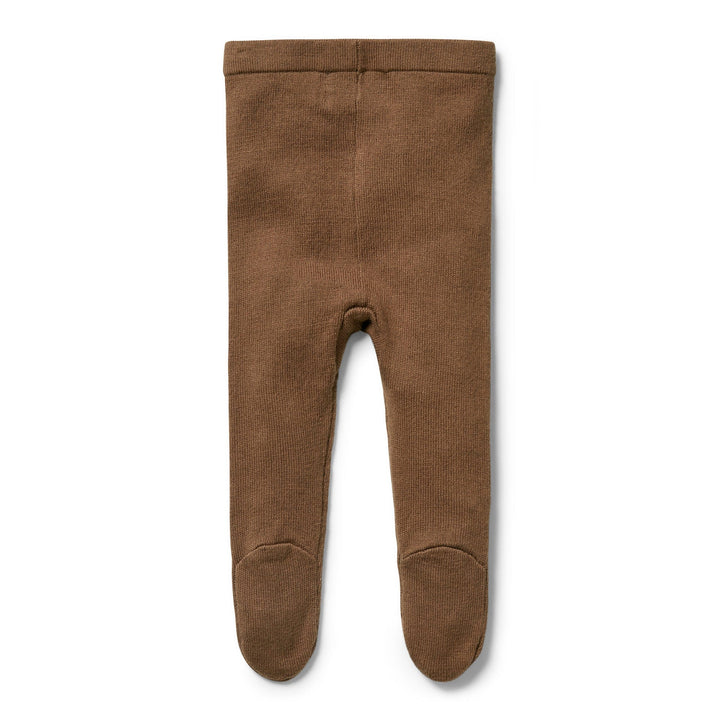 Wilson-and-Frenchy-Knitted-Legging-with-Feet-Dijon-Back-View-Naked-Baby-Eco-Boutique