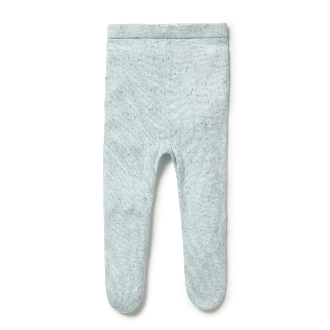 Wilson-and-Frenchy-Knitted-Legging-with-Feet-Mint-Fleck-Naked-Baby-Eco-Boutique