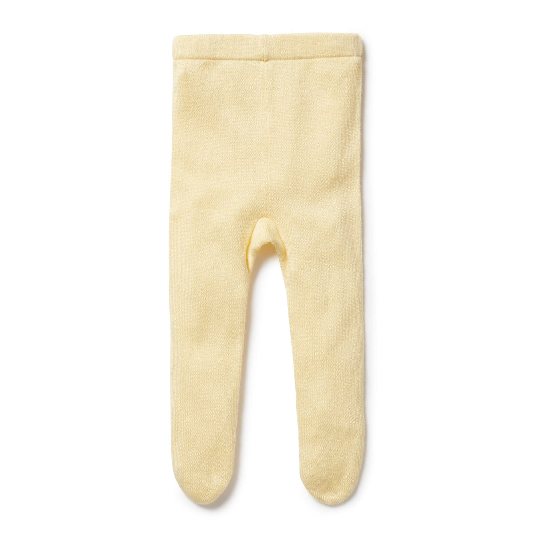 Wilson-and-Frenchy-Knitted-Legging-with-Feet-Pastel-Yellow-Naked-Baby-Eco-Boutique