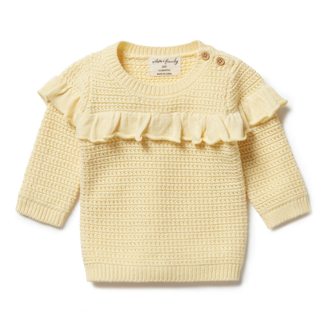 Wilson-and-Frenchy-Knitted-Ruffle-Jumper-Pastel-Yellow-Naked-Baby-Eco-Boutique