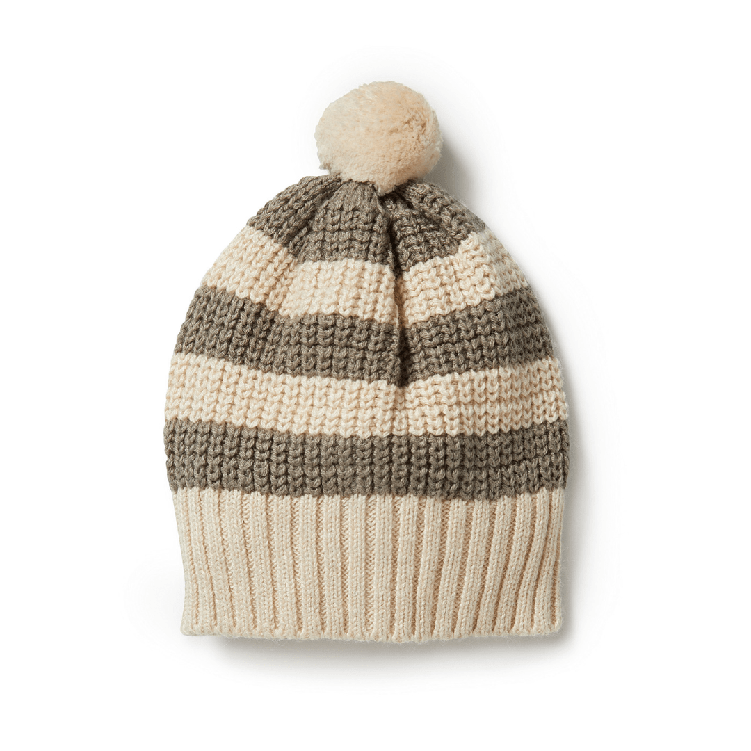 Wilson-and-Frenchy-Knitted-Stripe-Hat-Dark-Ivy-Naked-Baby-Eco-Boutique