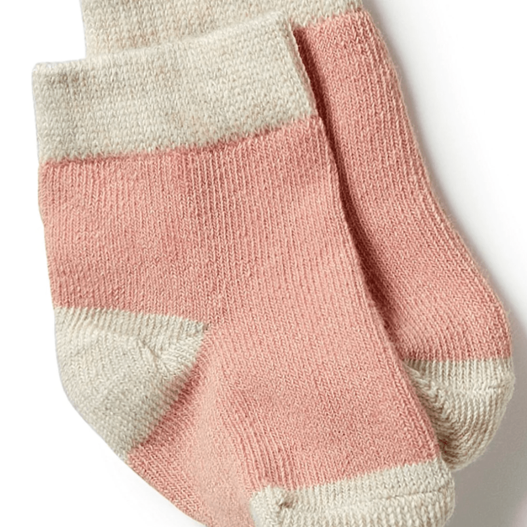 Wilson-and-Frenchy-Organic-Cotton-Baby-Socks-3-Pack-Peach-Naked-Baby-Eco-Boutique