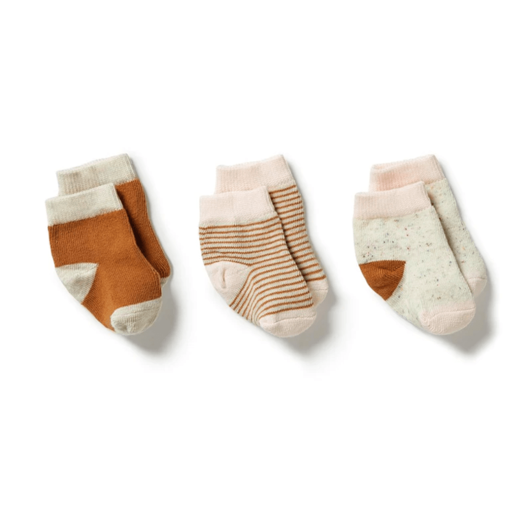 Wilson-and-Frenchy-Organic-Cotton-Baby-Socks-3-Pack-Spice-Blush-Oatmeal-Naked-Baby-Eco-Boutique