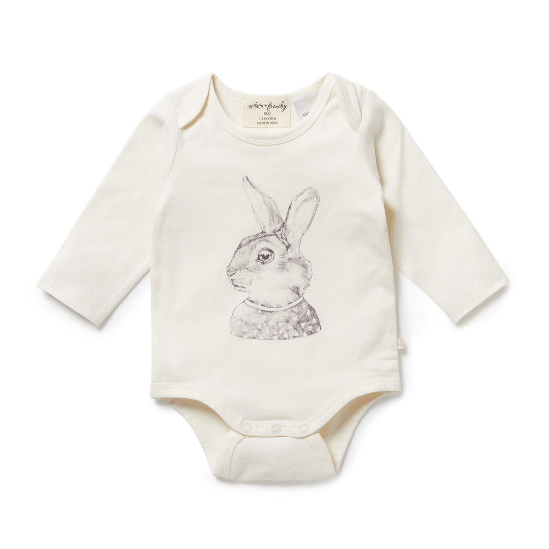Wilson-and-Frenchy-Organic-Cotton-Envelope-Onesie-Bunny-Rabbit-Front-Naked-Baby-Eco-Boutique