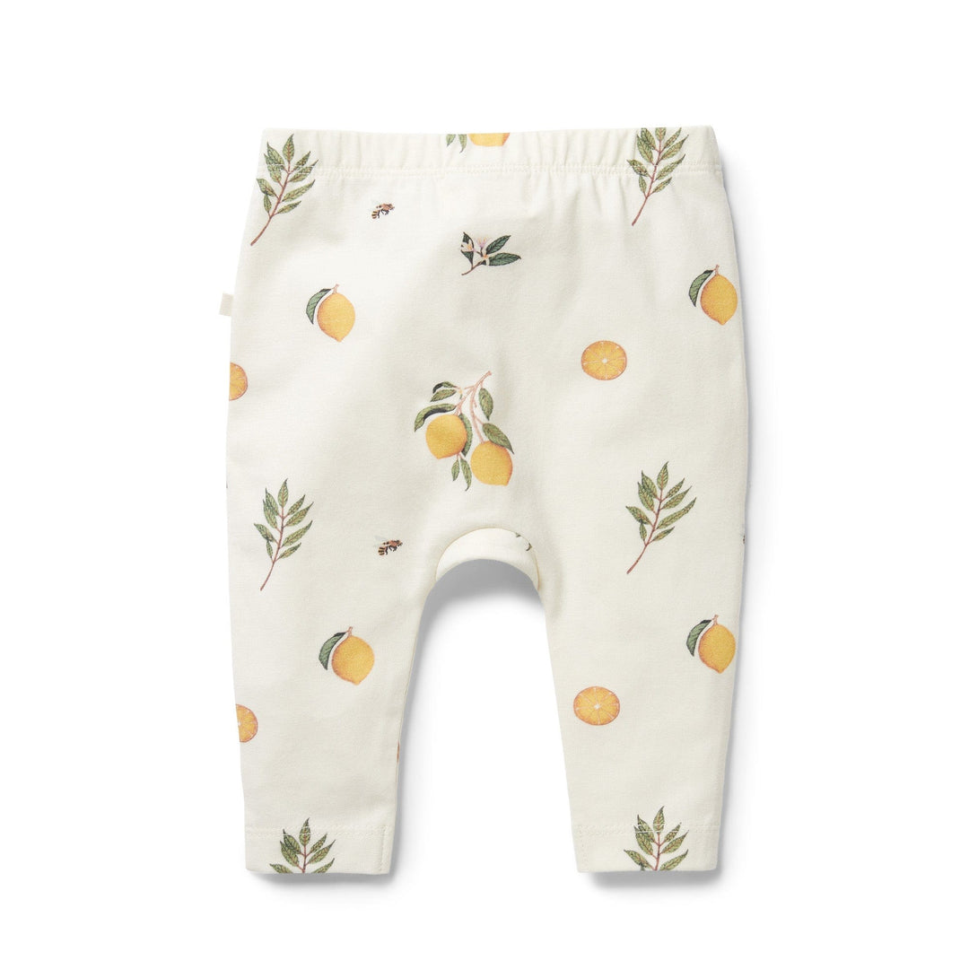 Wilson-and-Frenchy-Organic-Cotton-Leggings-Lovely-Lemons-Back-View-Naked-Baby-Eco-Boutique