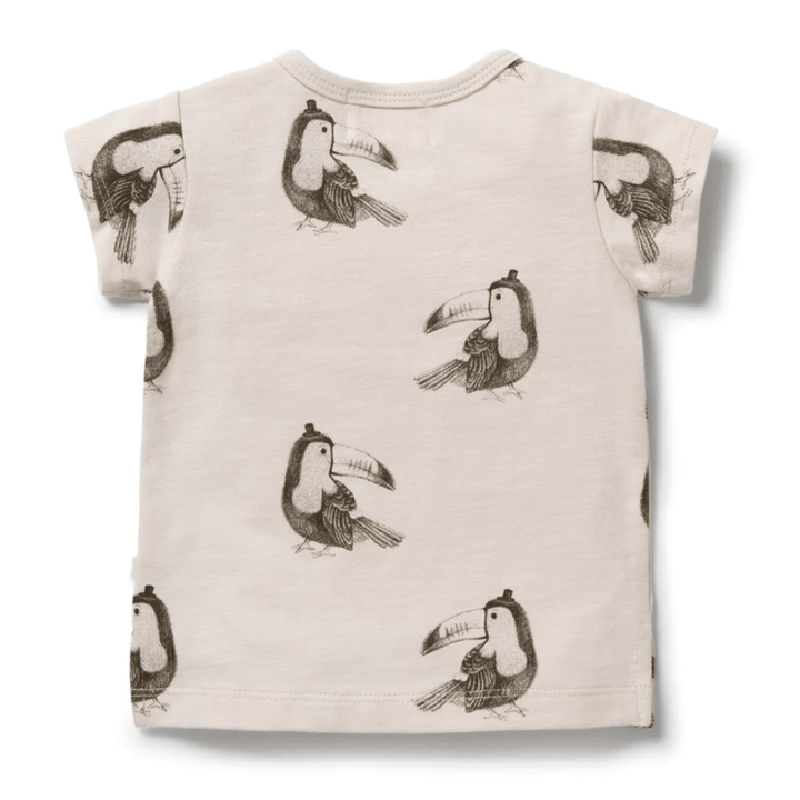 Wilson-and-Frenchy-Organic-Cotton-Pocket-Tee-Tommy-Toucan-Back-Naked-Baby-Eco-Boutique