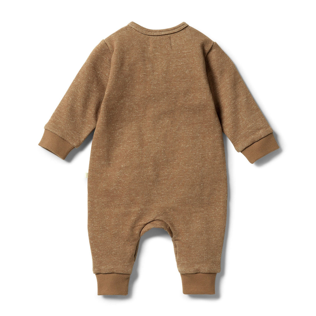 Wilson-and-Frenchy-Organic-Frenchy-Terry-Slouch-Growsuit-Dijon-Back-View-Naked-Baby-Eco-Boutique