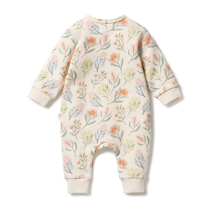 Wilson & Frenchy Organic French Terry Slouch Growsuit (Multiple Variants) - Naked Baby Eco Boutique