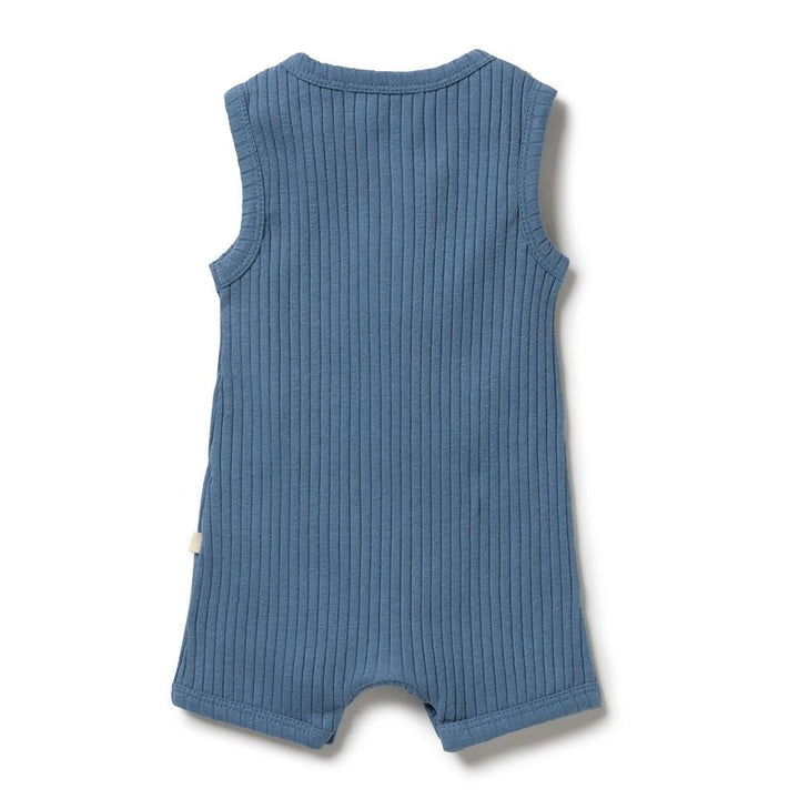 Wilson & Frenchy Organic Rib Boyleg Growsuit (Multiple Variants) - Naked Baby Eco Boutique