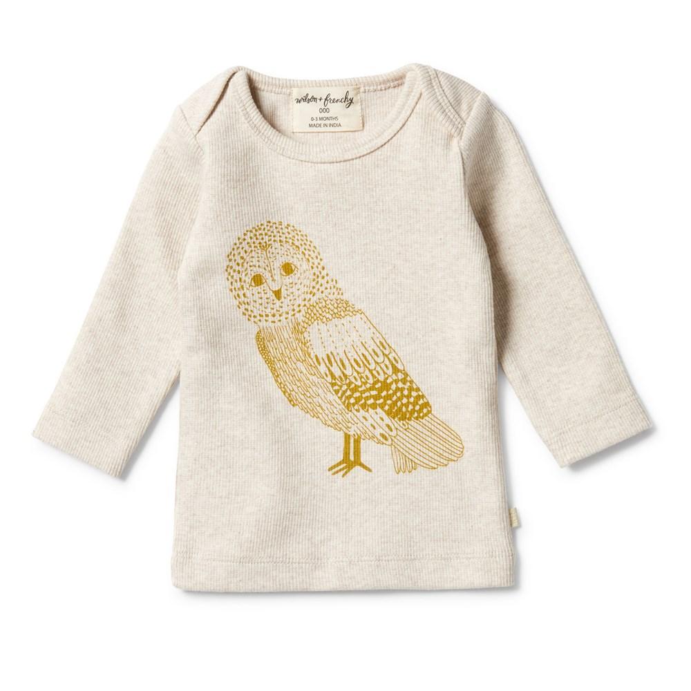 Hello Owl / 0-3 Months Wilson & Frenchy Organic Rib Envelope Top (Multiple Variants) - Naked Baby Eco Boutique