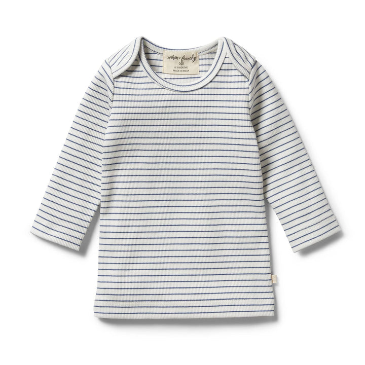 Wilson-and-Frenchy-Organic-Rib-Stripe-Top-Blue-Depths-Naked-Baby-Eco-Boutique