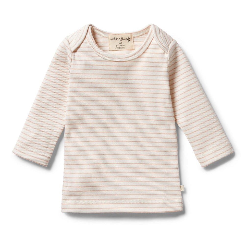 Wilson-and-Frenchy-Organic-Rib-Stripe-Top-Cameo-Rose-Naked-Baby-Eco-Boutique