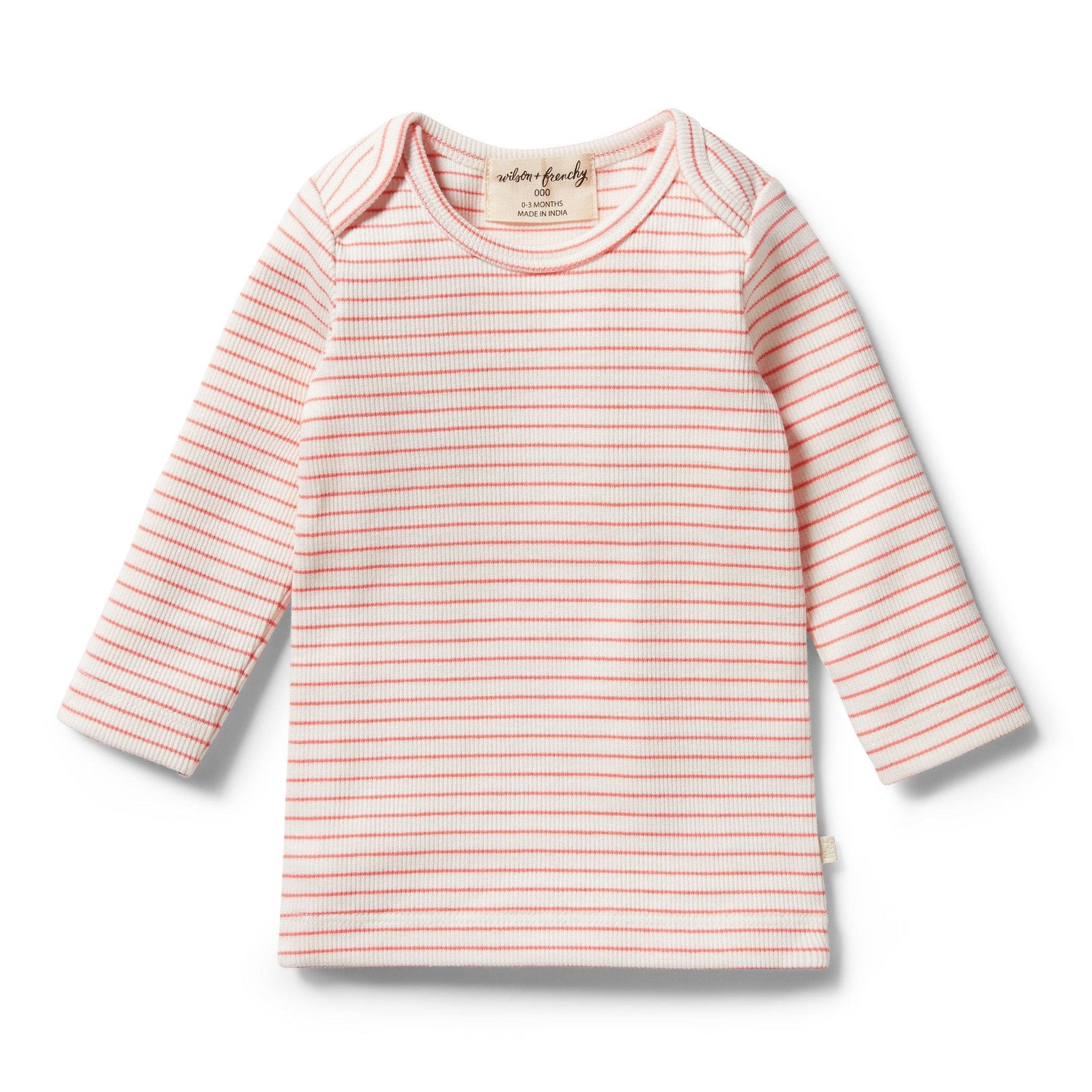 Wilson-and-Frenchy-Organic-Rib-Stripe-Top-Coral-Naked-Baby-Eco-Boutique