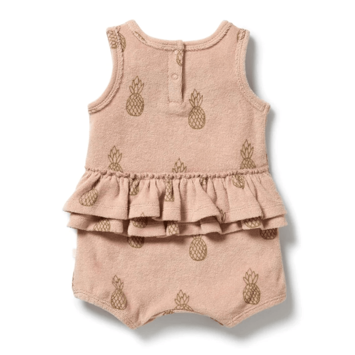 Wilson-and-Frenchy-Organic-Terry-Ruffle-Onesie-Pineapple-Back-Naked-Baby-Eco-Boutique