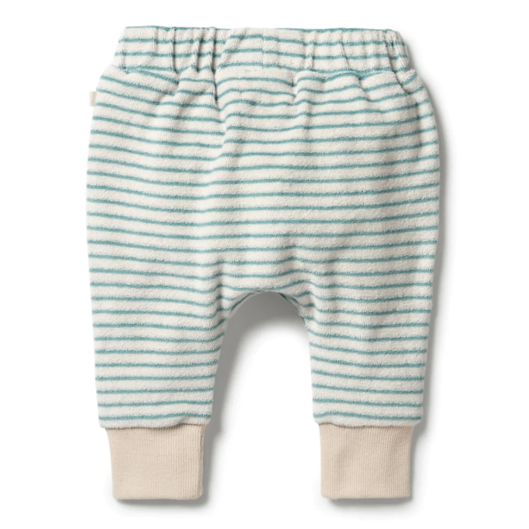 Wilson-and-Frenchy-Organic-Terry-Slouch-Pants-Mineral-Blue-Stripe-Back-Naked-Baby-Eco-Boutique