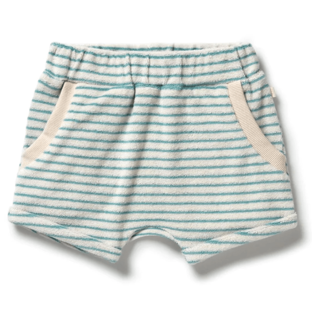 Wilson-and-Frenchy-Organic-Terry-Slouch-Shorts-Mineral-Blue-Stripe-Naked-Baby-Eco-Boutique