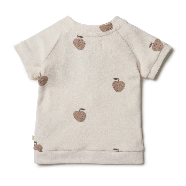 Wilson-and-Frenchy-Organic-Terry-Sweat-Shirt-Apple-Papple-Back-View-Naked-Baby-Eco-Boutique