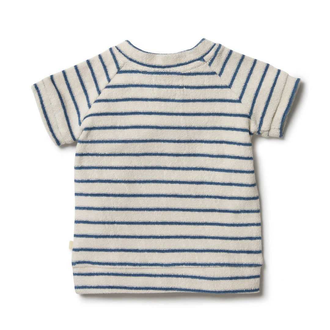 Wilson-and-Frenchy-Organic-Terry-Sweat-Shirt-Ocean-Stripe-Back-View-Naked-Baby-Eco-Boutiqu