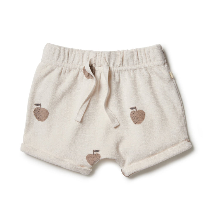 Wilson-and-Frenchy-Organic-Terry-Sweat-Shorts-Apple-Papple-Naked-Baby-Eco-Boutique