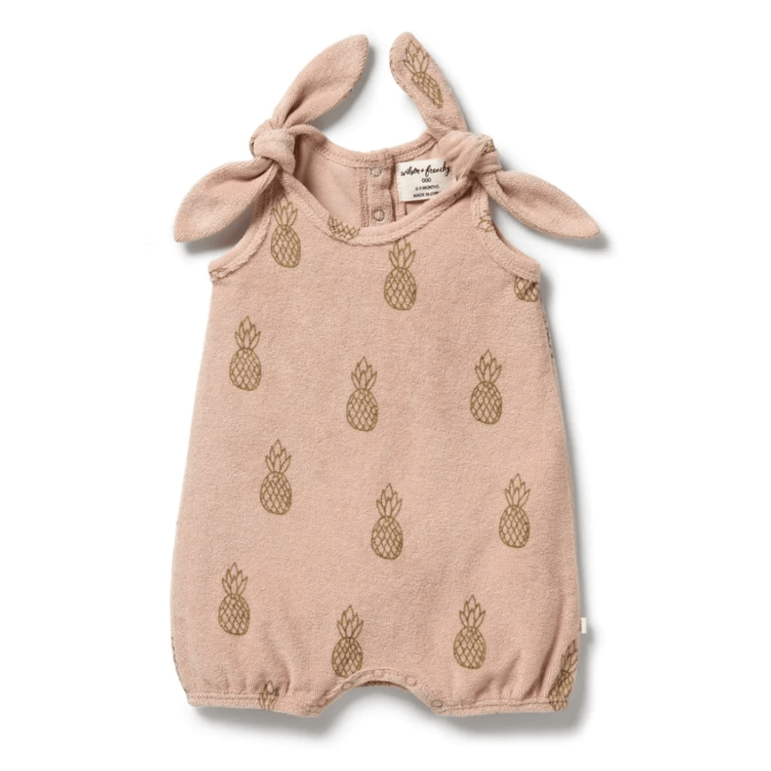 Wilson-and-Frenchy-Organic-Terry-Tie-Playsuit-Pineapple-Naked-Baby-Eco-Boutique