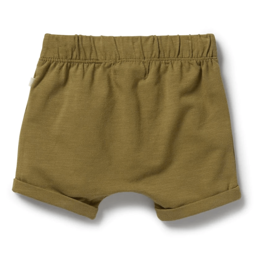 Wilson-and-Frenchy-Organic-Tie-Front-Shorts-Leaf-Back-Naked-Baby-Eco-Boutique