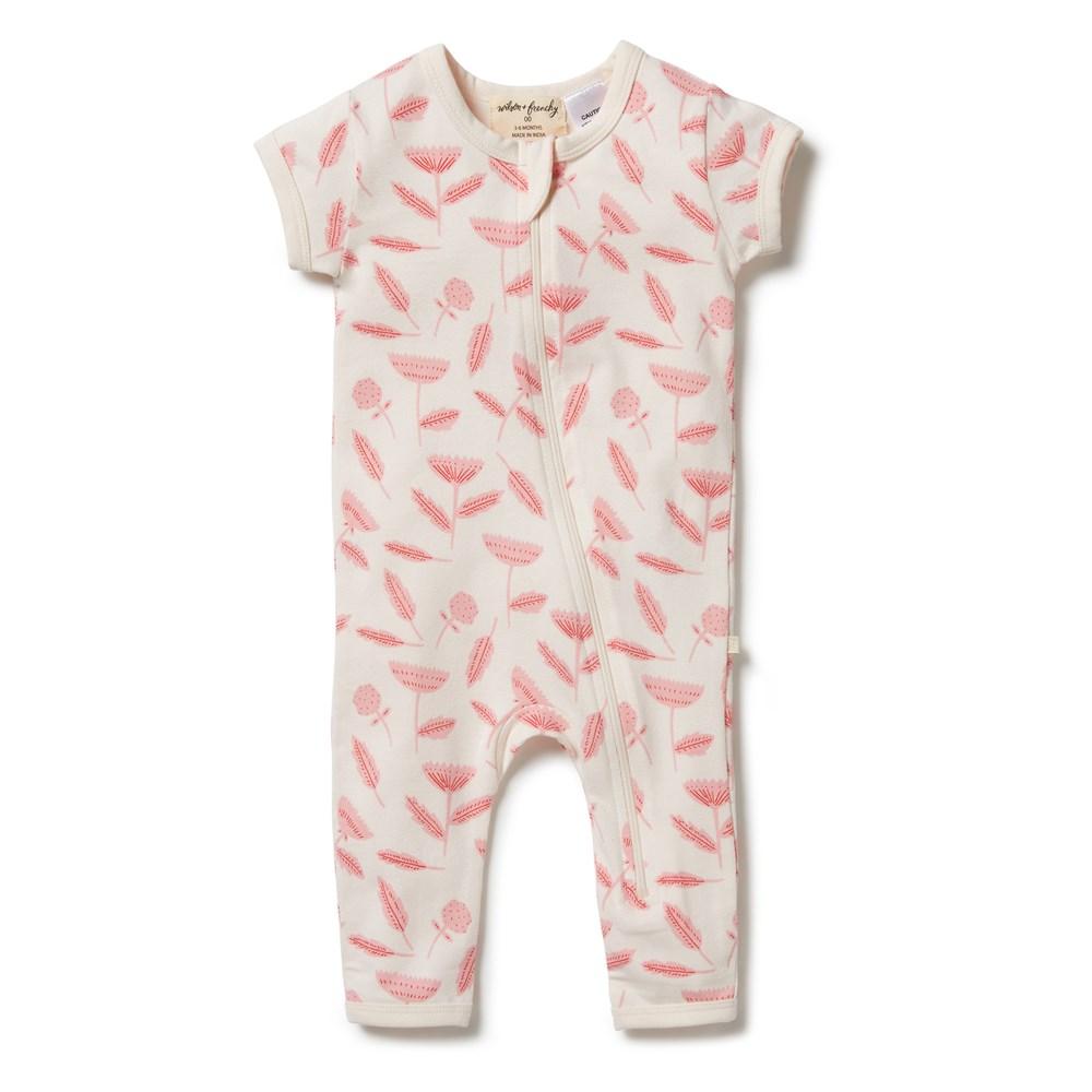 Billie Fleur / Newborn Wilson & Frenchy Organic Zipsuit (Multiple Variants) - Naked Baby Eco Boutique