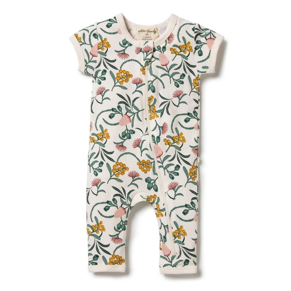 Nixie Fleur / Newborn Wilson & Frenchy Organic Zipsuit (Multiple Variants) - Naked Baby Eco Boutique