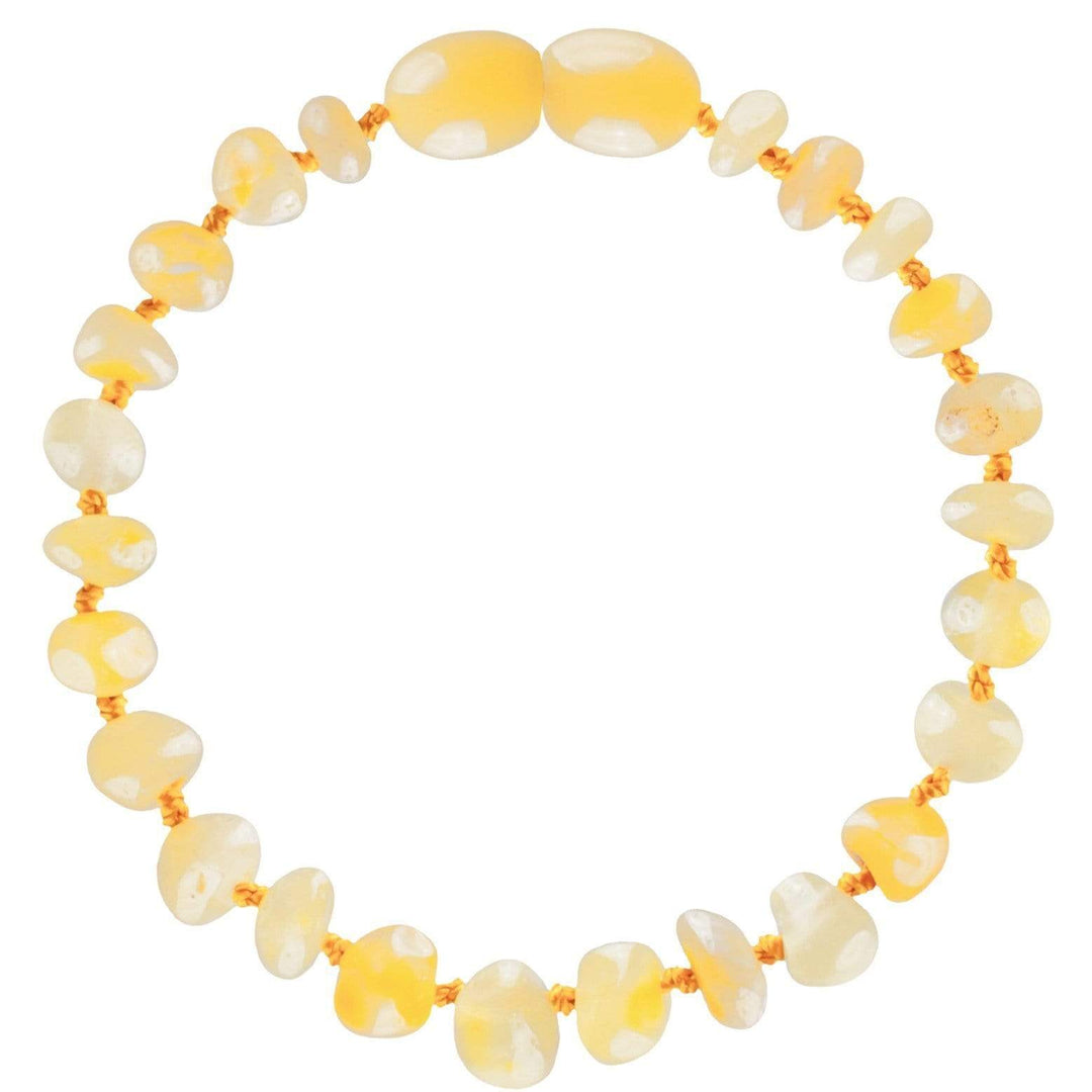 Butterscotch Bambeado Baby Baltic Amber Teething Bracelet - Naked Baby Eco Boutique