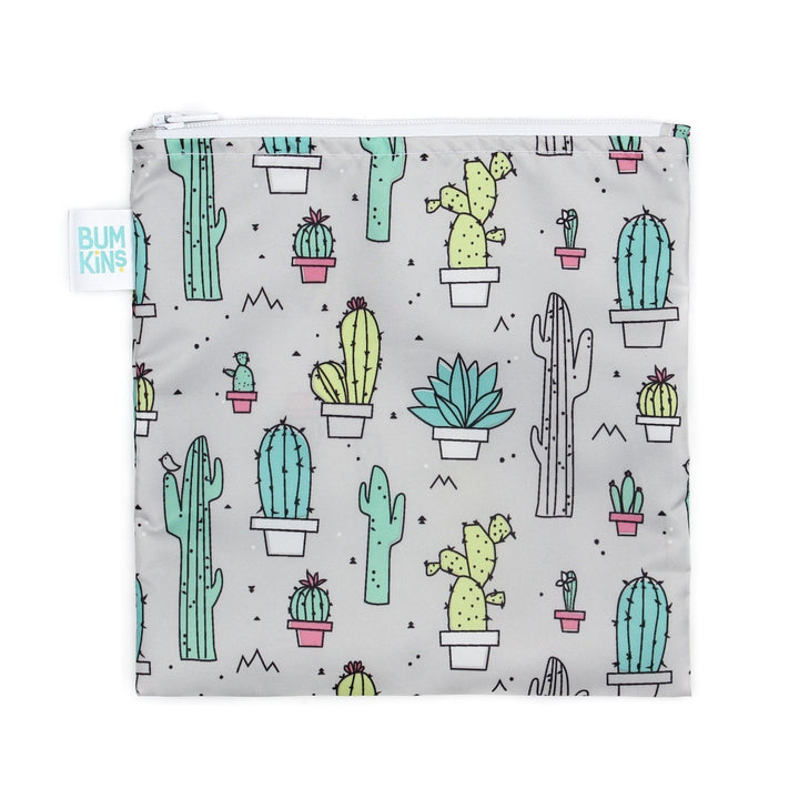 Cacti Bumkins Large Reusable Snack Bags (Multiple Variants) - Naked Baby Eco Boutique