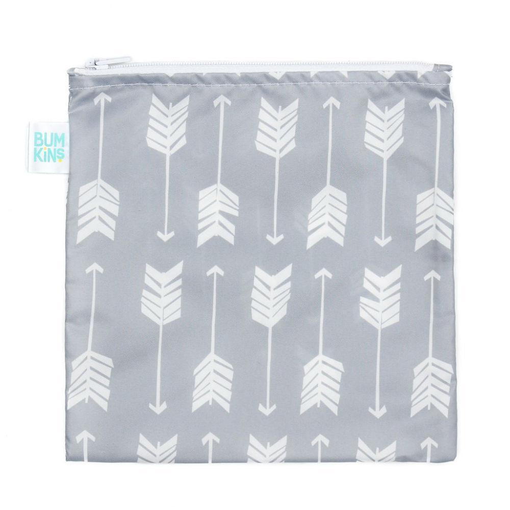 Grey Arrow Bumkins Large Reusable Snack Bags (Multiple Variants) - Naked Baby Eco Boutique