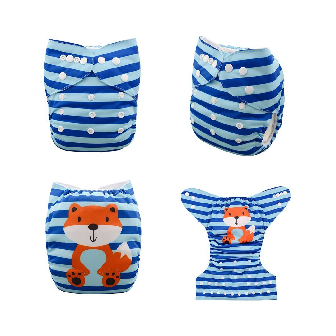 Express the Best Cloth Re-usable Nappy Pack - Foxy - Naked Baby Eco Boutique