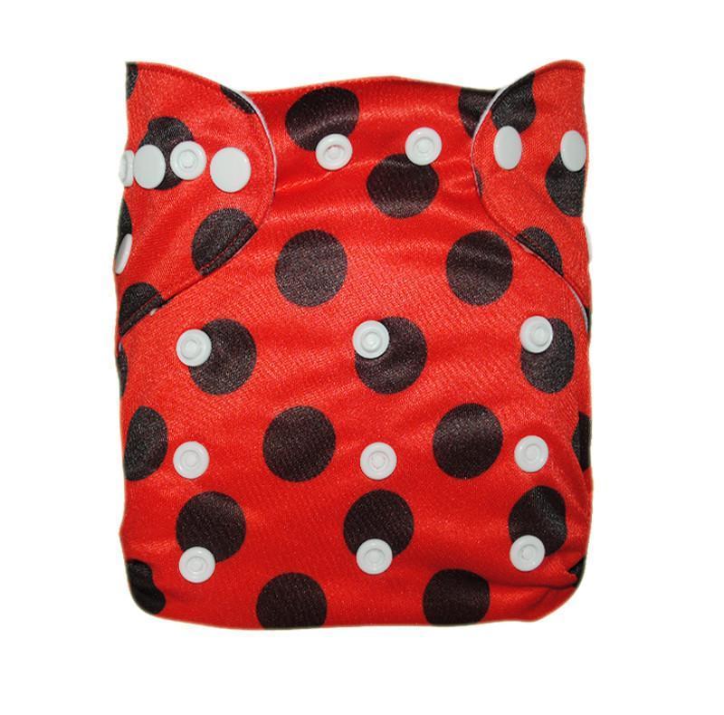 Express the Best Cloth Re-usable Nappy Pack - Ladybug - Naked Baby Eco Boutique