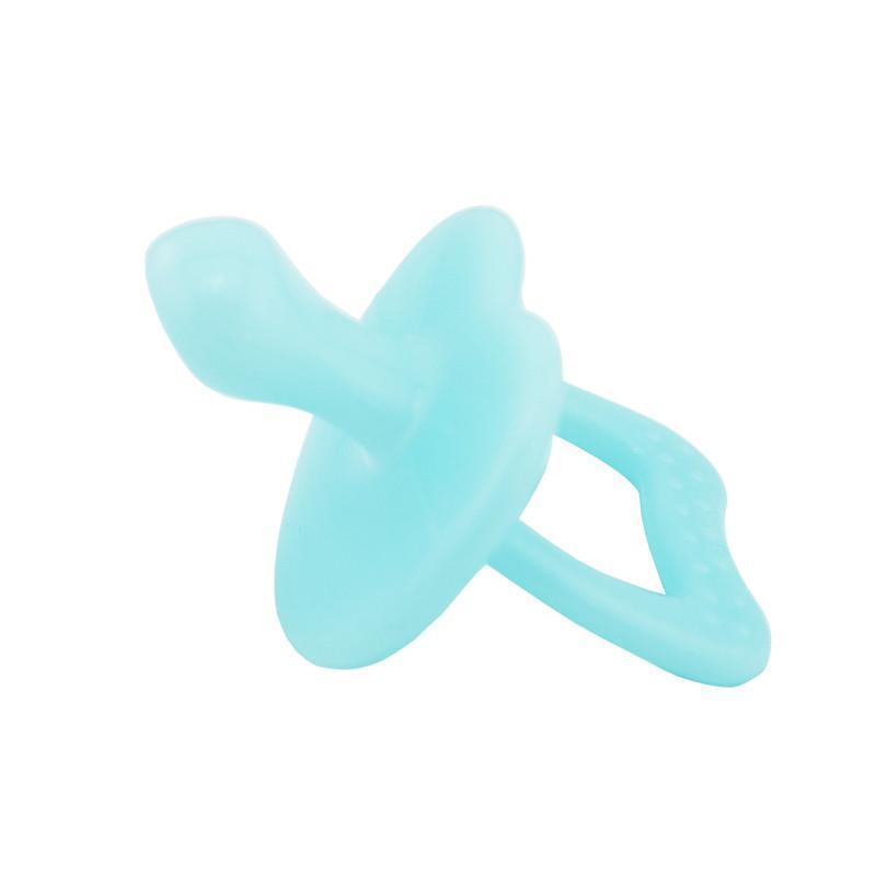 Blue Haakaa Silicone Orthodontic Dummy - Naked Baby Eco Boutique