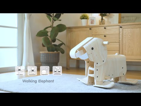 Plan Toys Walking Elephant - LUCKY LASTS
