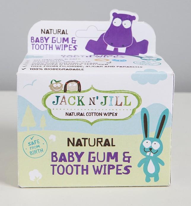 Jack N' Jill Natural Baby Tooth & Gum Wipes - Naked Baby Eco Boutique