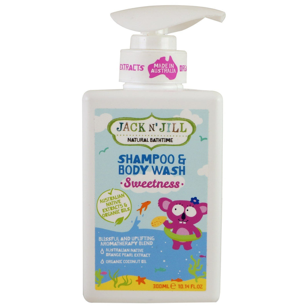 Jack N' Jill Natural Bathtime Sweetness Shampoo & Body Wash - Naked Baby Eco Boutique