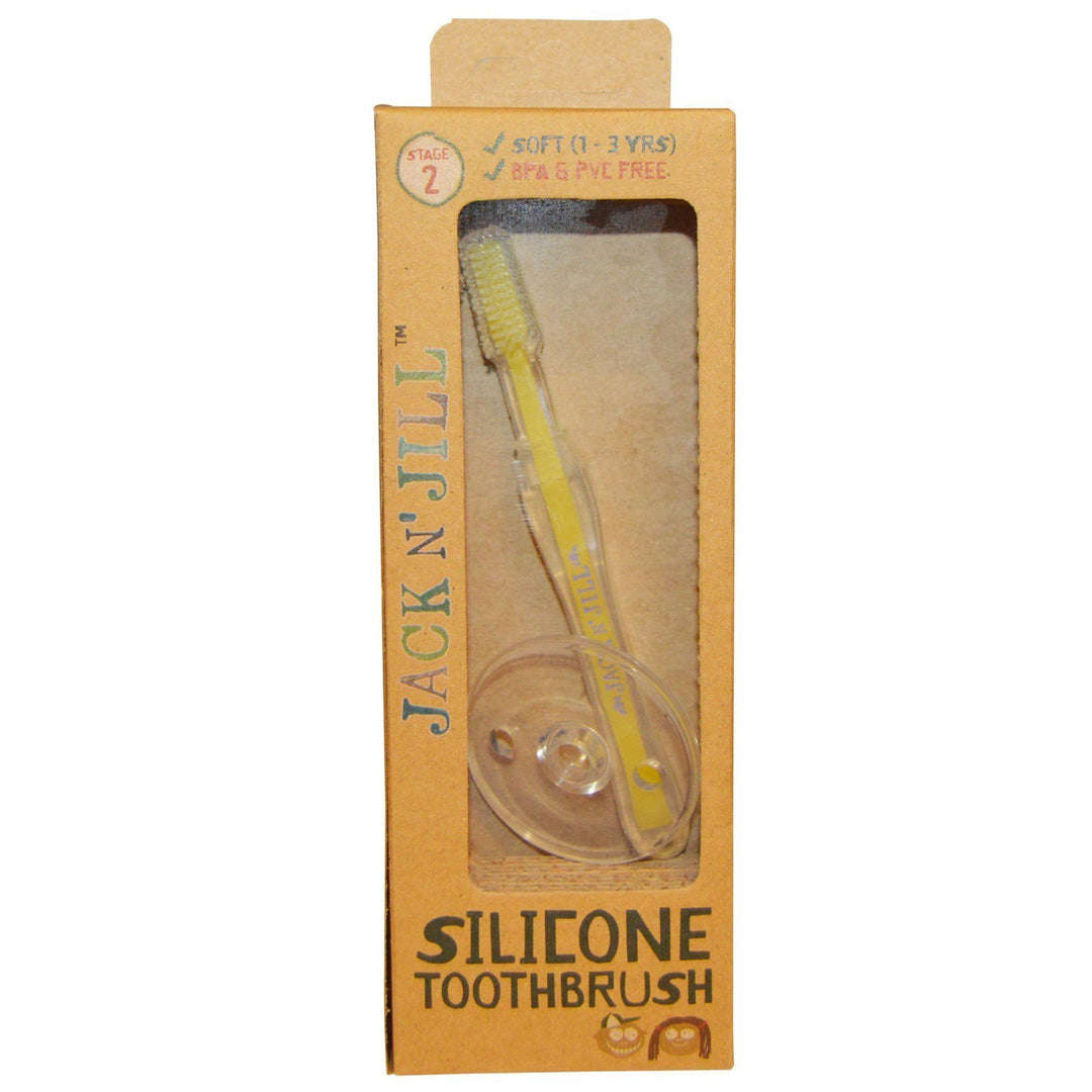 Default Jack N' Jill Silicone Toothbrush - Naked Baby Eco Boutique